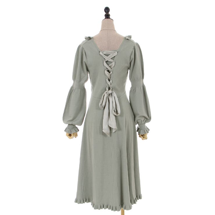 レースアップニットワンピース[品番：IGAW0002831]｜axes femme 