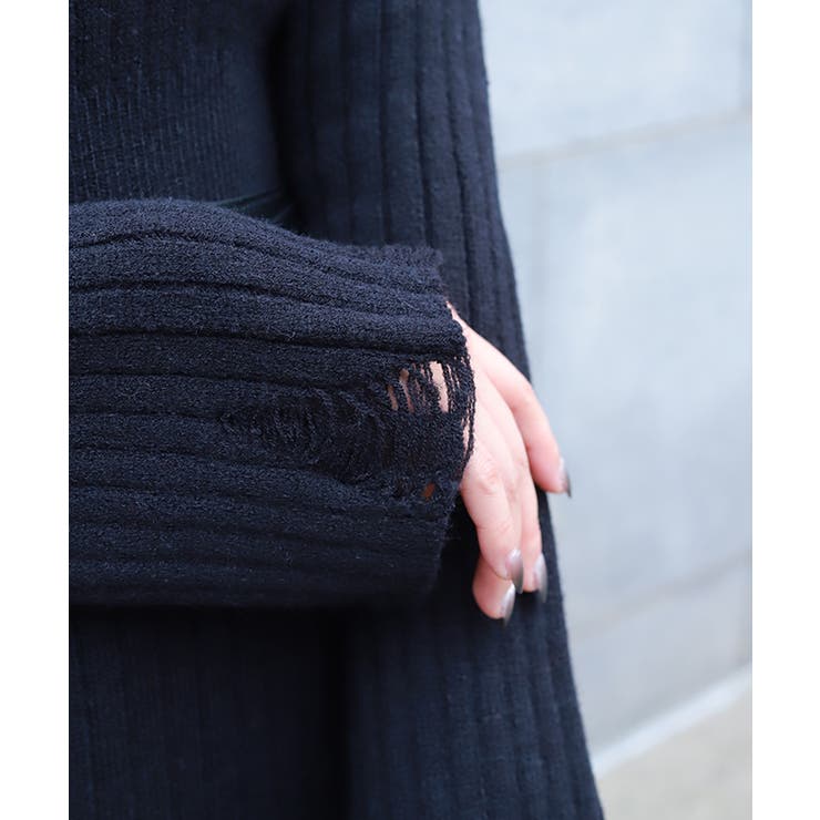 オフショルフリルニットチュニ | axes femme | 詳細画像9 