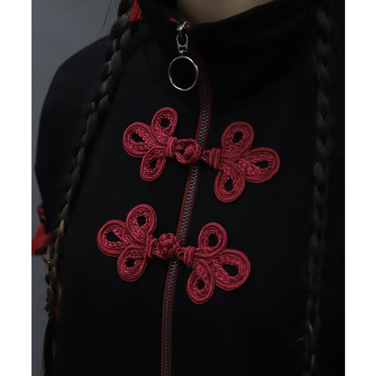 チャイナボタントラックジャケット | axes femme | 詳細画像10 