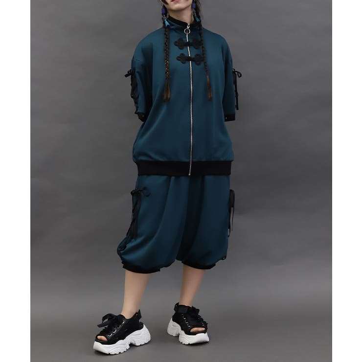 チャイナボタントラックジャケット | axes femme | 詳細画像12 