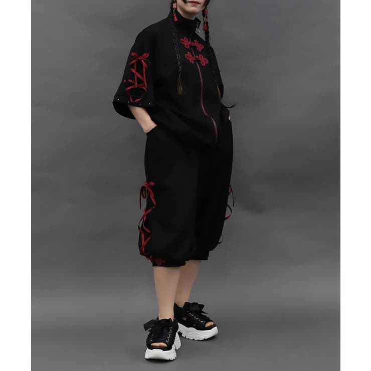 チャイナボタントラックジャケット | axes femme | 詳細画像14 