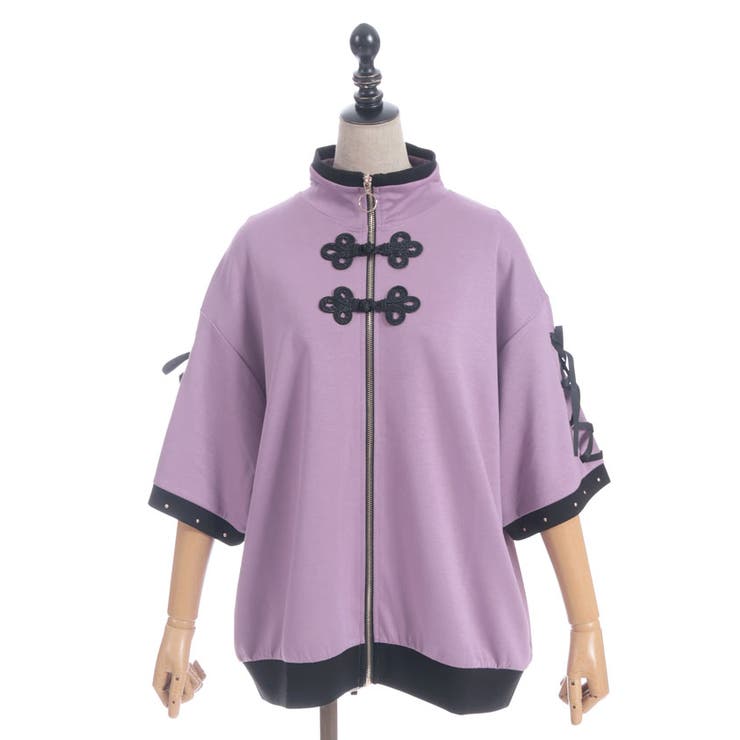 チャイナボタントラックジャケット | axes femme | 詳細画像20 