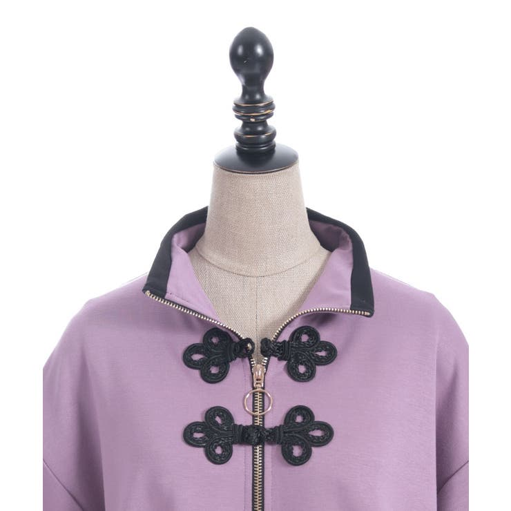 チャイナボタントラックジャケット | axes femme | 詳細画像23 