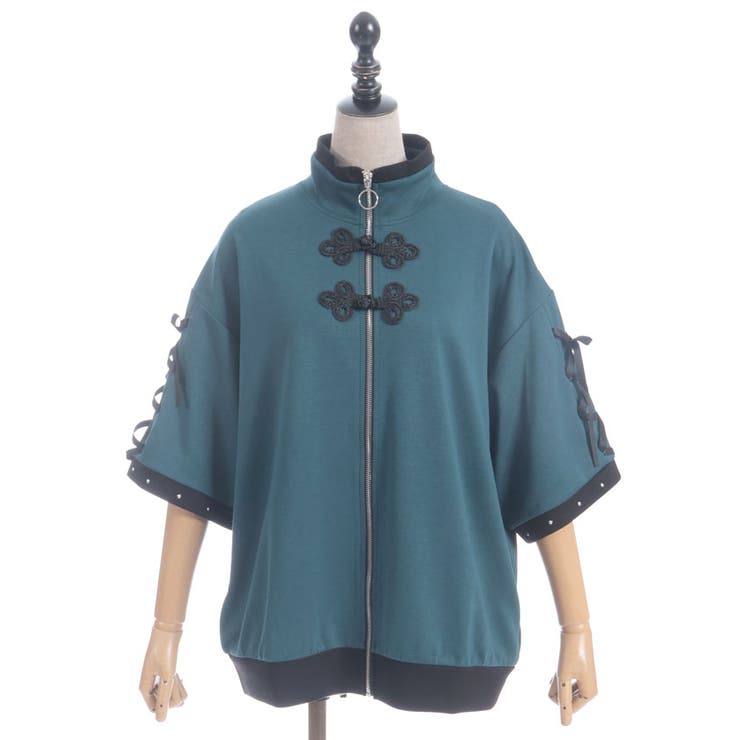 チャイナボタントラックジャケット | axes femme | 詳細画像27 