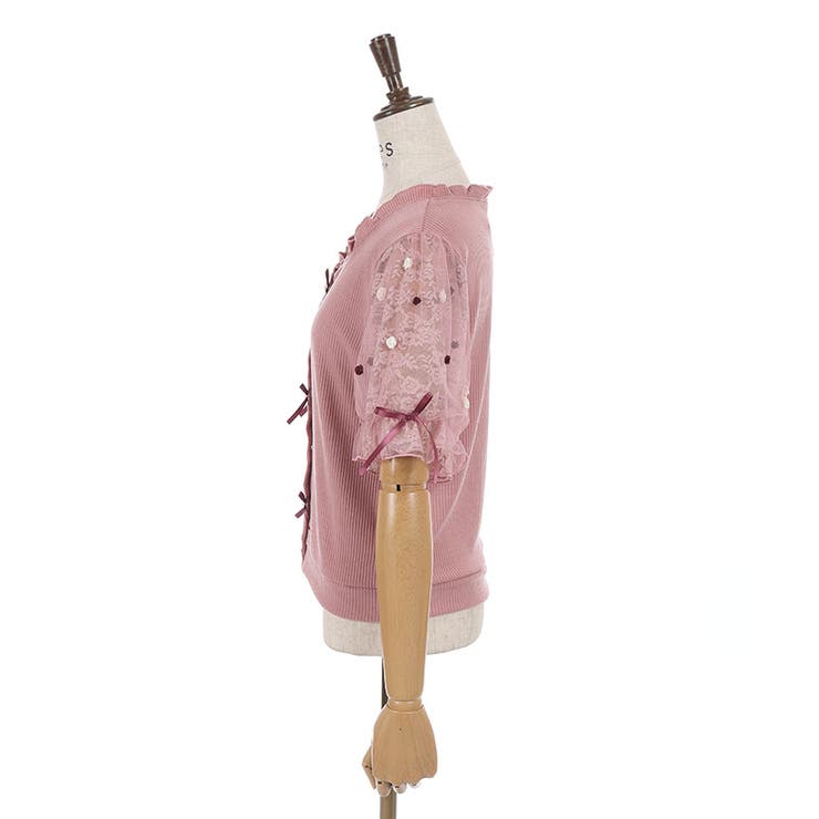 ローズ×リボンカットカーデ | axes femme | 詳細画像12 