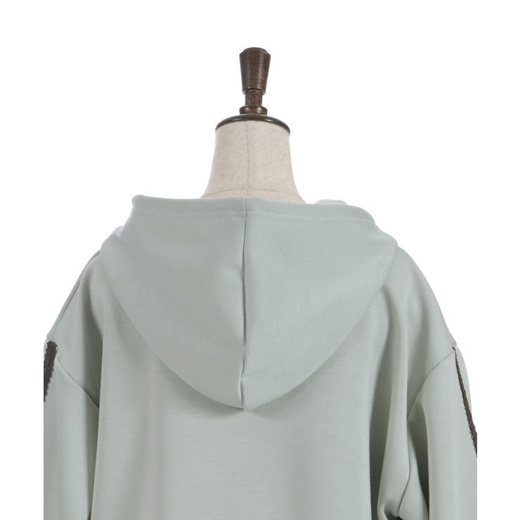 トーションレース刺繍パーカー | axes femme | 詳細画像28 