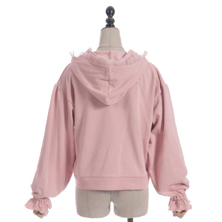 ドットチュール使いパーカー | axes femme | 詳細画像15 