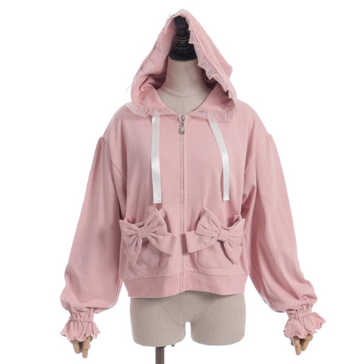 ドットチュール使いパーカー | axes femme | 詳細画像18 