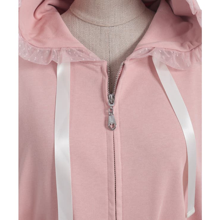 ドットチュール使いパーカー | axes femme | 詳細画像19 