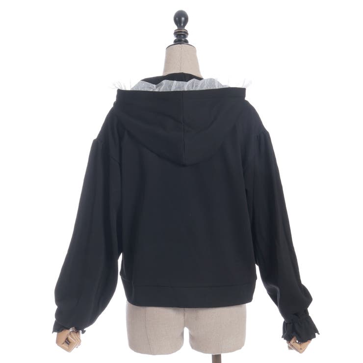 ドットチュール使いパーカー | axes femme | 詳細画像26 