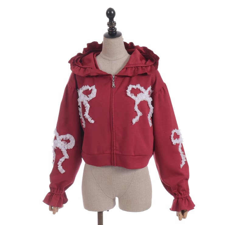 リボンフリルパーカー | axes femme | 詳細画像18 