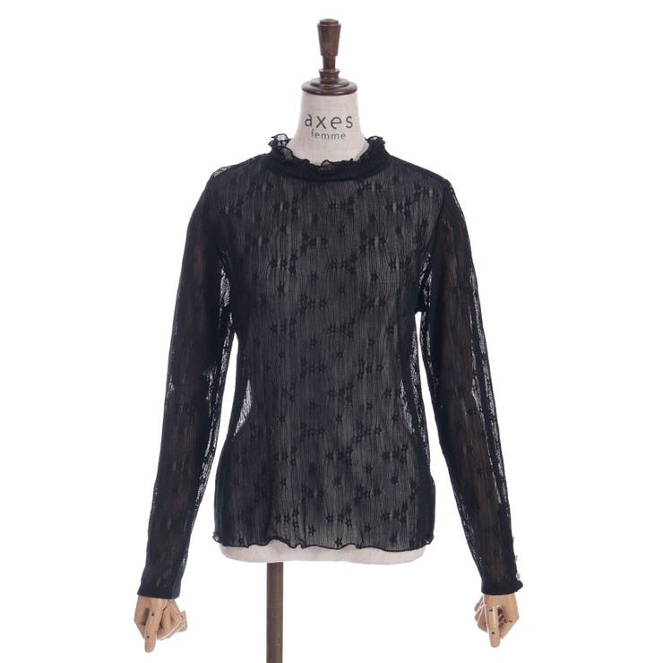 連ボタン花レースインナー | axes femme | 詳細画像12 