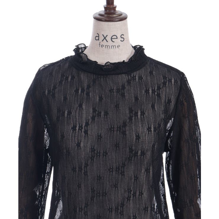 連ボタン花レースインナー | axes femme | 詳細画像15 