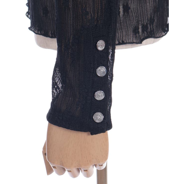 連ボタン花レースインナー | axes femme | 詳細画像18 