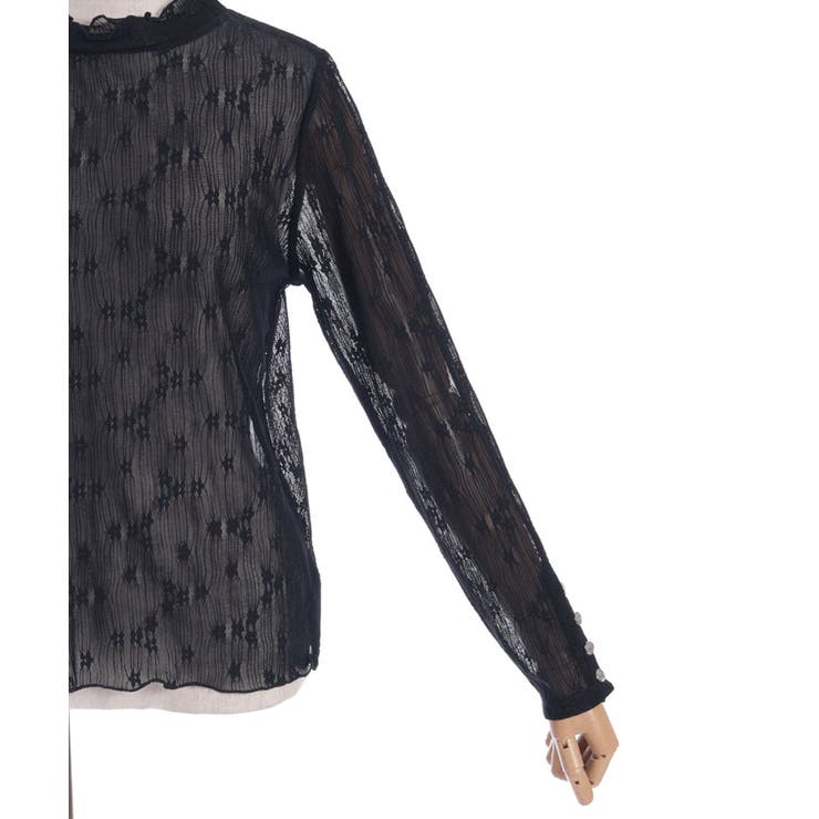 連ボタン花レースインナー | axes femme | 詳細画像19 