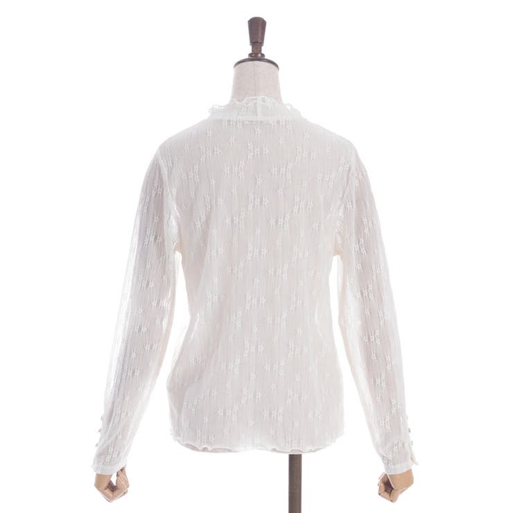 連ボタン花レースインナー | axes femme | 詳細画像4 