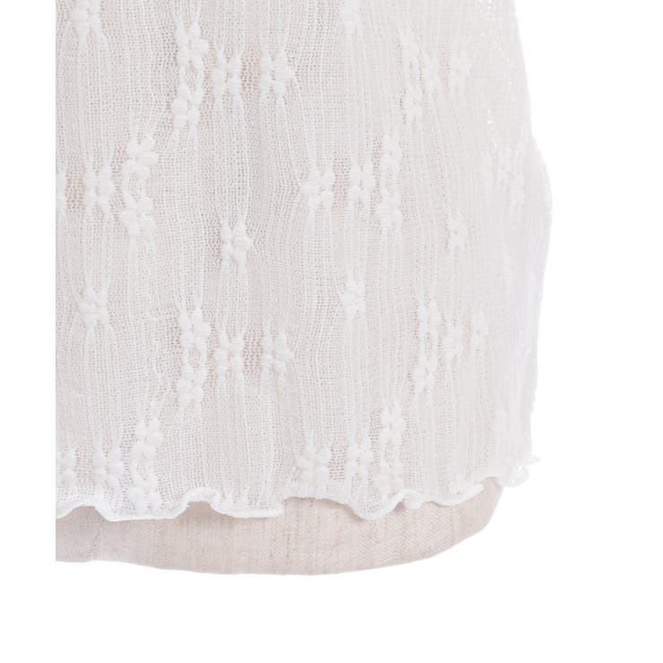 連ボタン花レースインナー | axes femme | 詳細画像6 