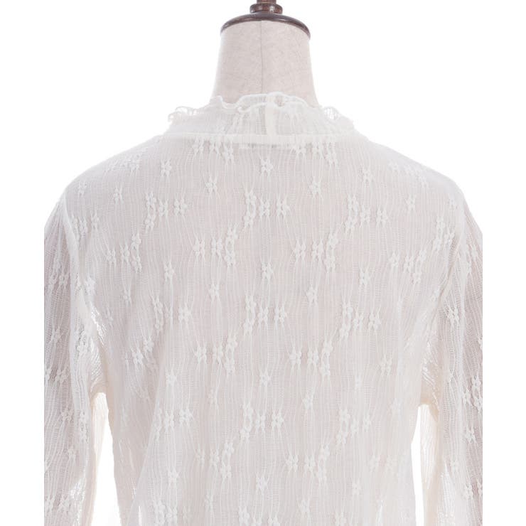 連ボタン花レースインナー | axes femme | 詳細画像8 