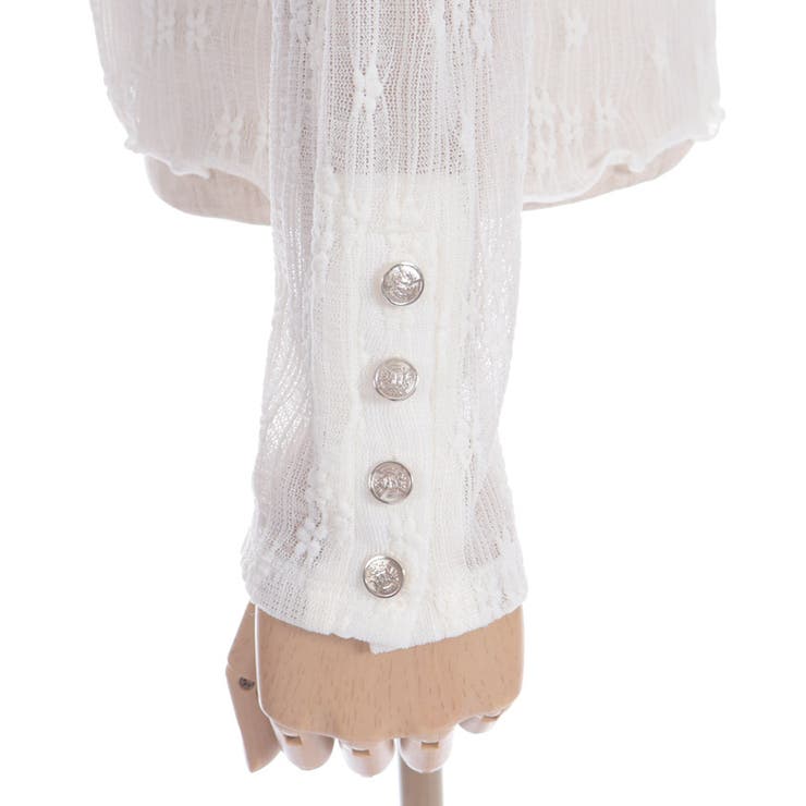 連ボタン花レースインナー | axes femme | 詳細画像9 