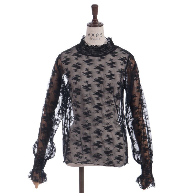 フラワーレースシアーインナー | axes femme | 詳細画像13 