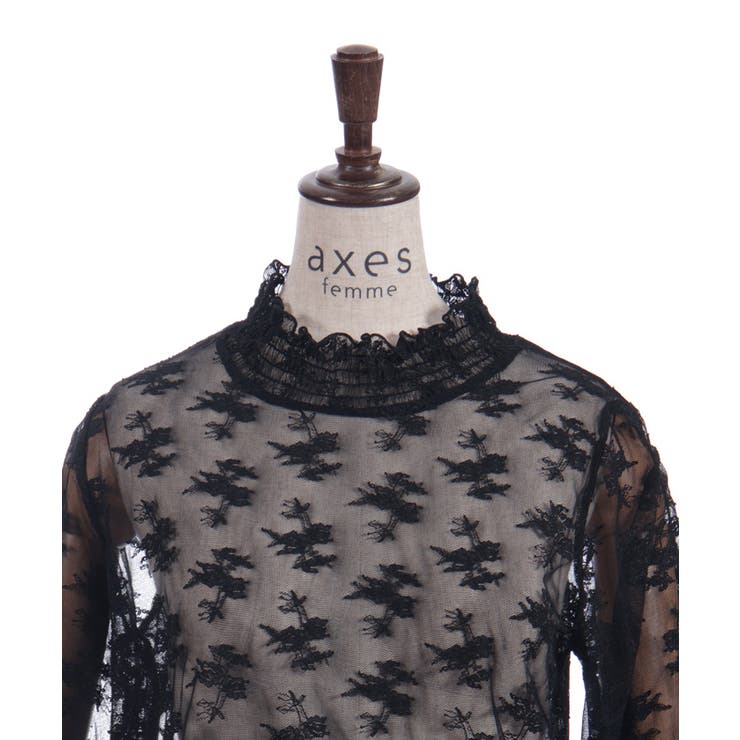 フラワーレースシアーインナー | axes femme | 詳細画像16 