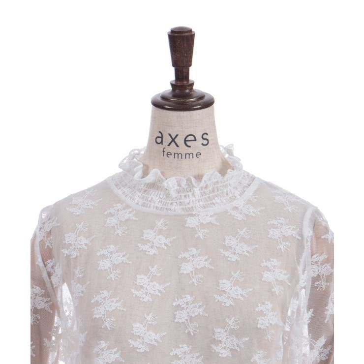 フラワーレースシアーインナー | axes femme | 詳細画像23 