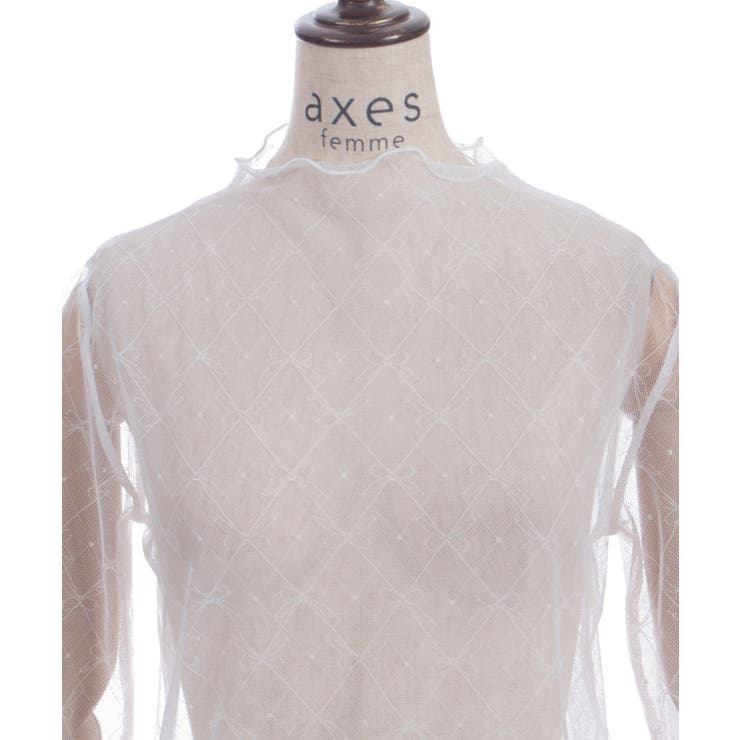 Ｗリボンシアーインナー | axes femme | 詳細画像17 