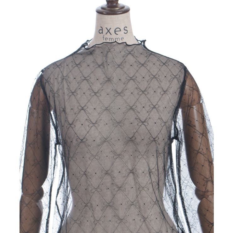 Ｗリボンシアーインナー | axes femme | 詳細画像25 