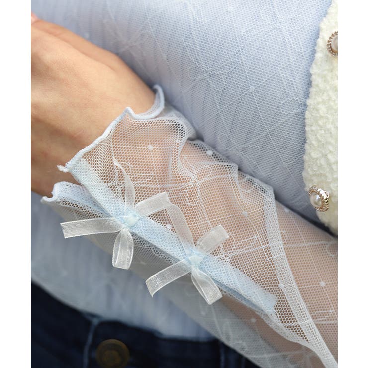 Ｗリボンシアーインナー | axes femme | 詳細画像4 