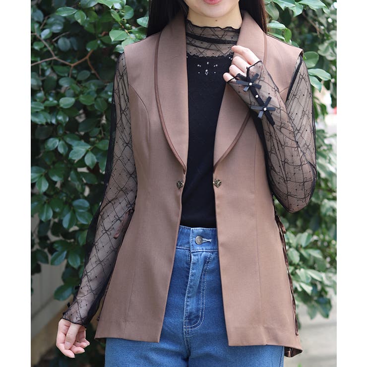 マットリボンチュールインナー | axes femme | 詳細画像10 