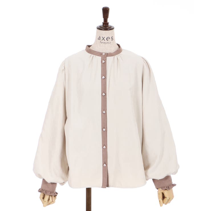 夏セール開催中 MAX80%OFF！ バイカラーコールBL[品番：IGAW0001423]｜axes femme トップス