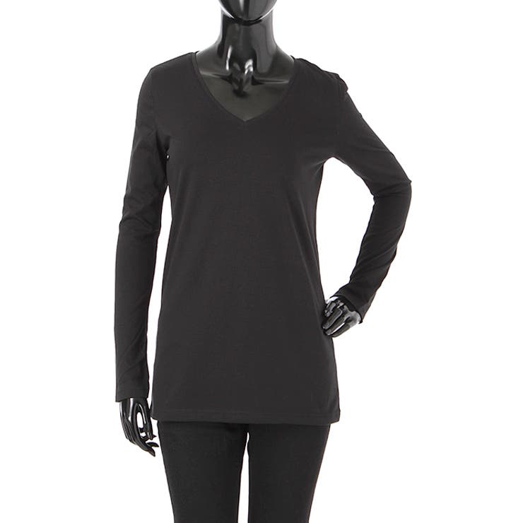NextRA+ WARM∞DEO】Vネック長袖Tシャツ【SALE】 YN7109