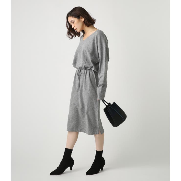 両vネックブラウジングニットワンピース 品番 Azlw Azul By Moussy アズールバイマウジー のレディースファッション通販 Shoplist ショップリスト