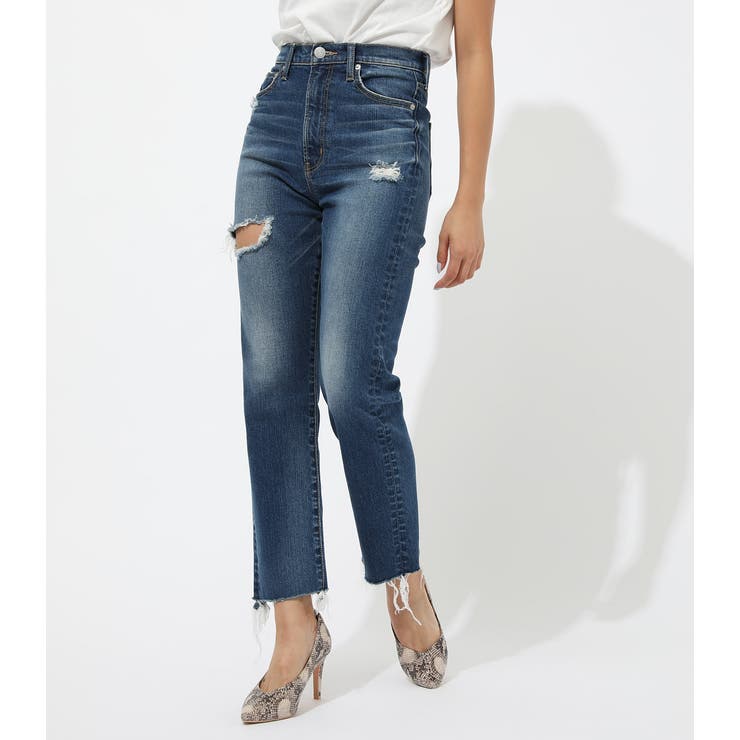 CRASH DENIM SLIM STRAIGHT[品番：AZLW0015719]｜AZUL BY MOUSSY