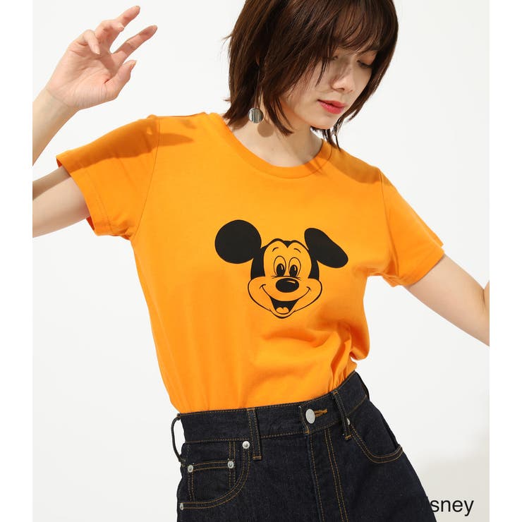 ミッキーフェイスtシャツ 品番 Azlw Azul By Moussy アズールバイマウジー のレディースファッション通販 Shoplist ショップリスト