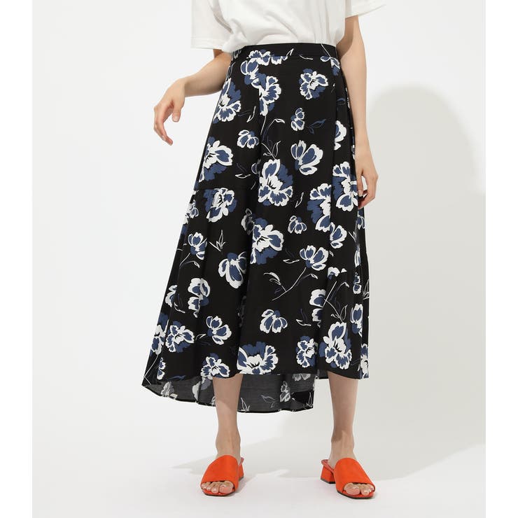 タックギャザーフラワースカート[品番：AZLW0015411]｜AZUL BY MOUSSY 