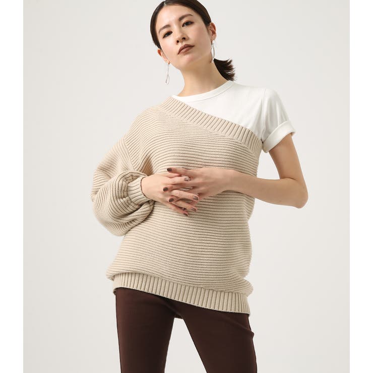 (取寄) シュッツ レディース アズール Schutz women Azure Maplewood ONE SHOULDER KNIT TOPS[品番：AZLW0015036]｜AZUL BY MOUSSY