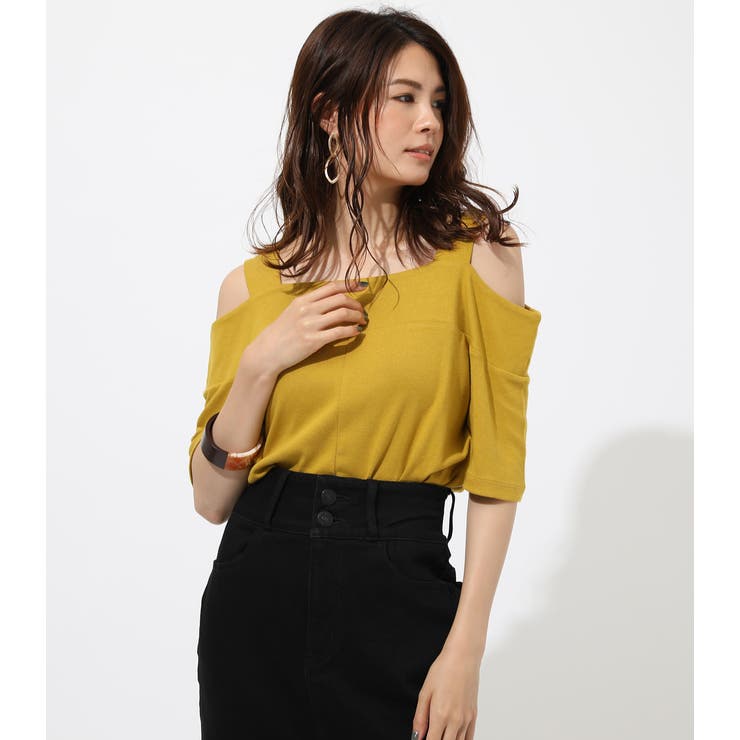 WIDE STRAP OPEN SHOULDER TOPS[品番：AZLW0015720]｜AZUL BY MOUSSY（アズールバイマウジー ）のレディースファッション通販｜SHOPLIST（ショップリスト）