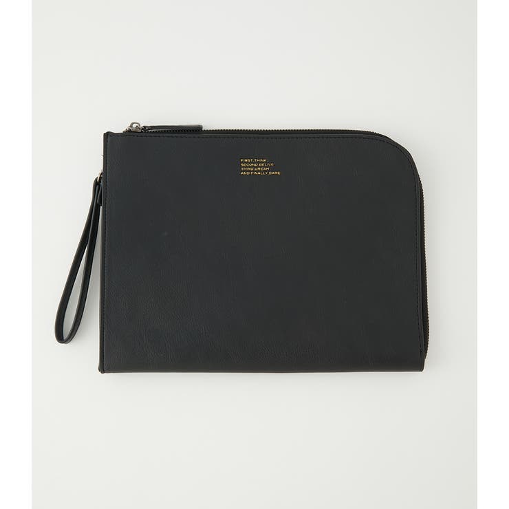 ECO LEATHER CLUTCH BAG/エコレザークラッチバッグ[品番：AZLW0017497