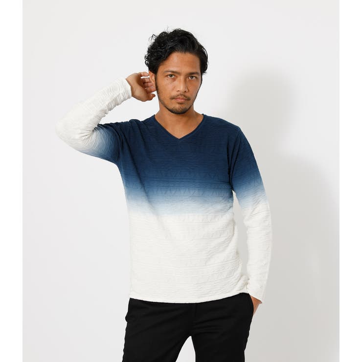 CHIMAYO GRADATION KNIT/チマヨグラデーションニット[品番