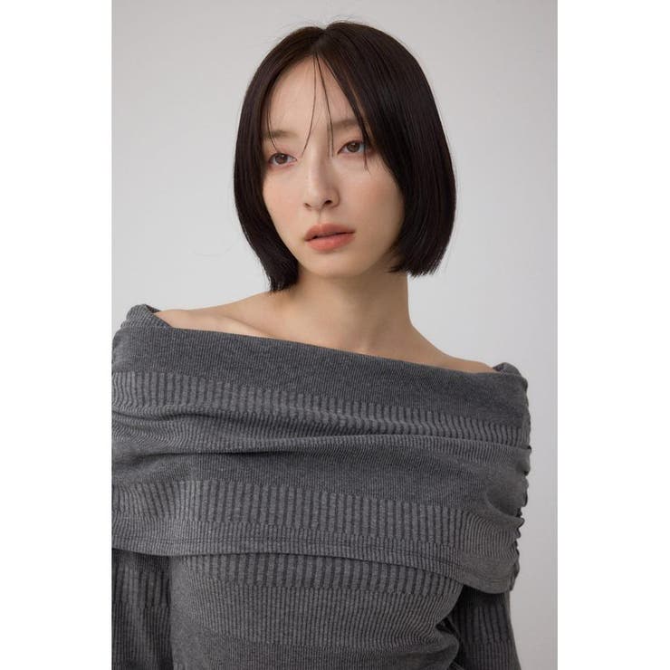 【未使用】HER. オフショルダーボリュームスリーブカットトップス black 楽天市場】大きいサイズ レディース トップス カットソー 肩紐付き