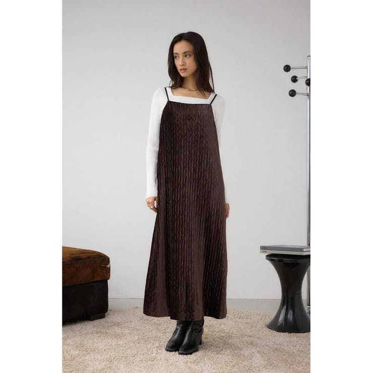 プリーツベロアキャミワンピース | AZUL BY MOUSSY | 詳細画像25 