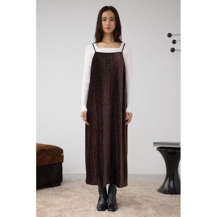 プリーツベロアキャミワンピース | AZUL BY MOUSSY | 詳細画像27 