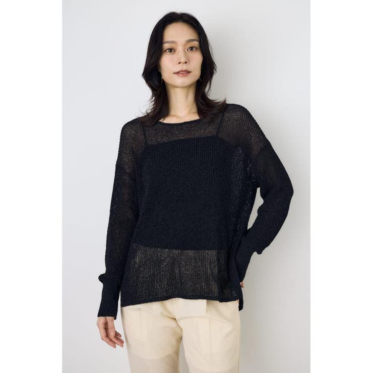 BLK | ドライタッチニット | AZUL BY MOUSSY