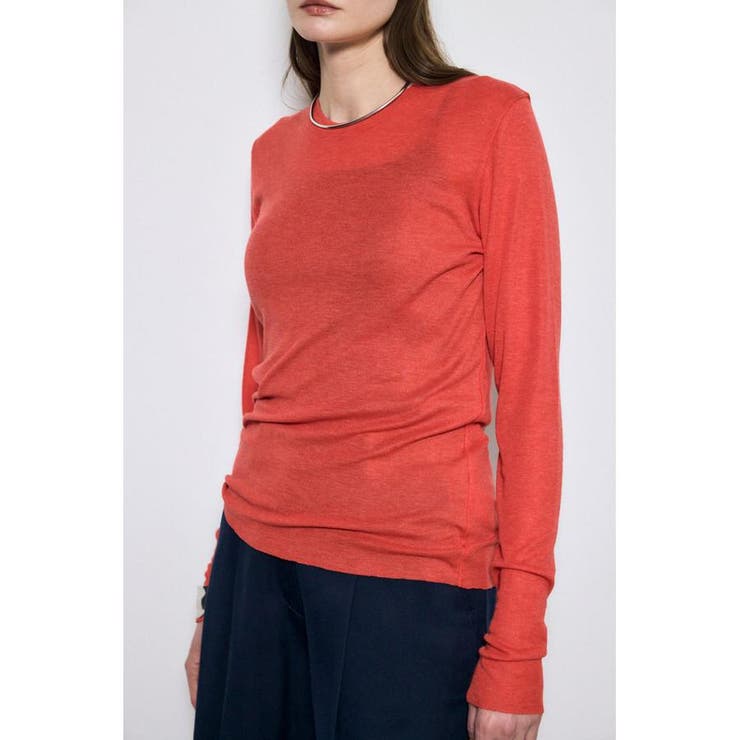 シアー素材ロングTシャツ | AZUL BY MOUSSY | 詳細画像24 