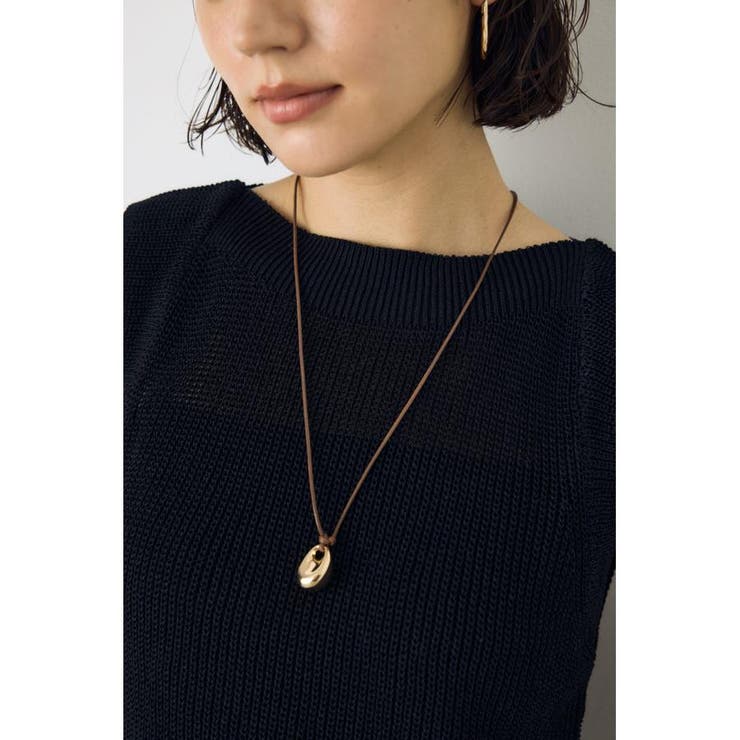 リネンライク畔編みノースリーブニットトップス | AZUL BY MOUSSY | 詳細画像7 