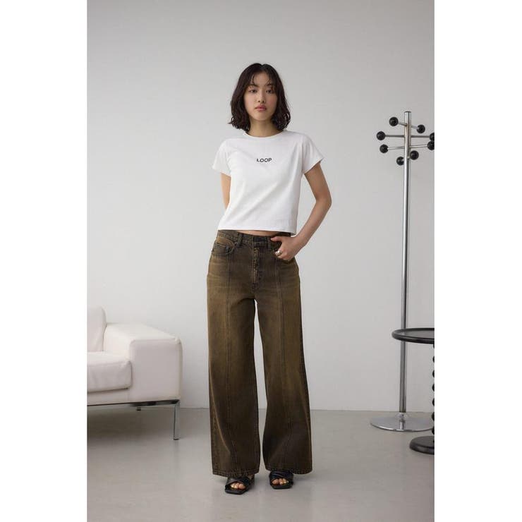 グリッタープリントTシャツ | AZUL BY MOUSSY | 詳細画像4 