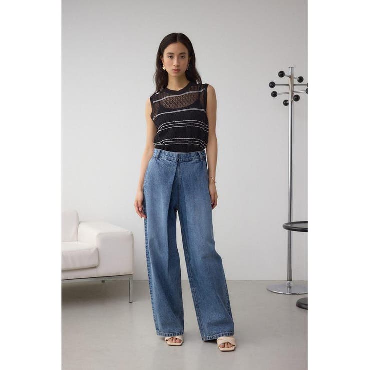 シアークロシェニットタンクトップ | AZUL BY MOUSSY | 詳細画像13 