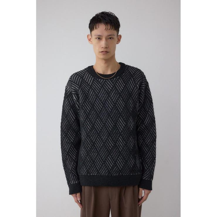 ダイヤ柄ニットトップス | AZUL BY MOUSSY | 詳細画像5 