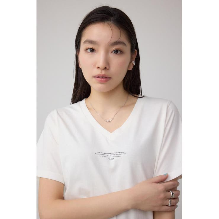 チェストメッセージロゴTシャツ | AZUL BY MOUSSY | 詳細画像2 